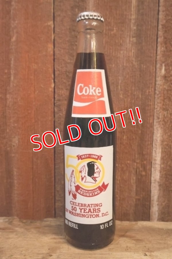 画像1: ck-035 Washington Redskins  / Coca-Cola 1986 Bottle