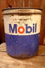 画像: dp-250618-65 Mobil 1970's 5 U.S. GALLONS GREASE CAN