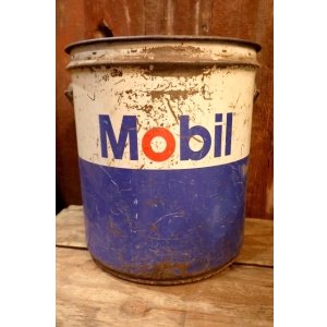 画像: dp-250618-65 Mobil 1970's 5 U.S. GALLONS GREASE CAN