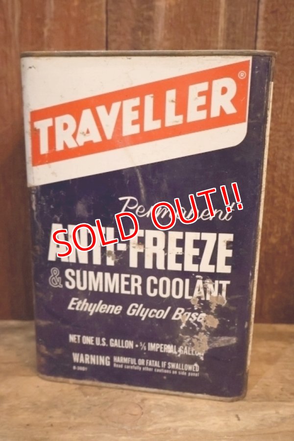 画像1: dp-250618-28 TRAVELLER / ANTI-FREEZE & SUMMER COOLANT 1 U.S. GALLON CAN