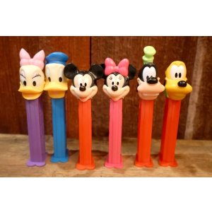 画像: ct-250618-07 Disney Characters / 1990's PEZ Dispenser set of 6