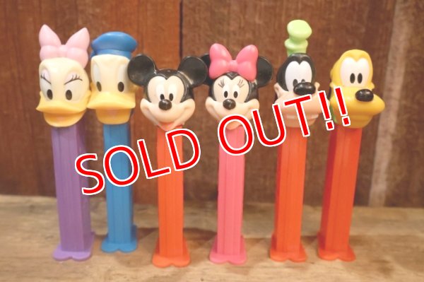 画像1: ct-250618-07 Disney Characters / 1990's PEZ Dispenser set of 6