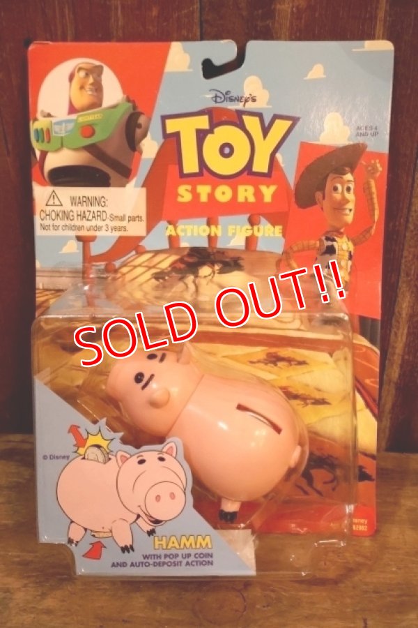 画像1: ct-250618-07 TOY STORY / Thinkway Toys 1990's Action Figure "Hamm"