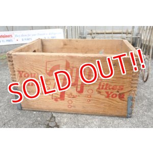 画像: dp-250701-09 7 Up / 1960's-1970's Wood Box
