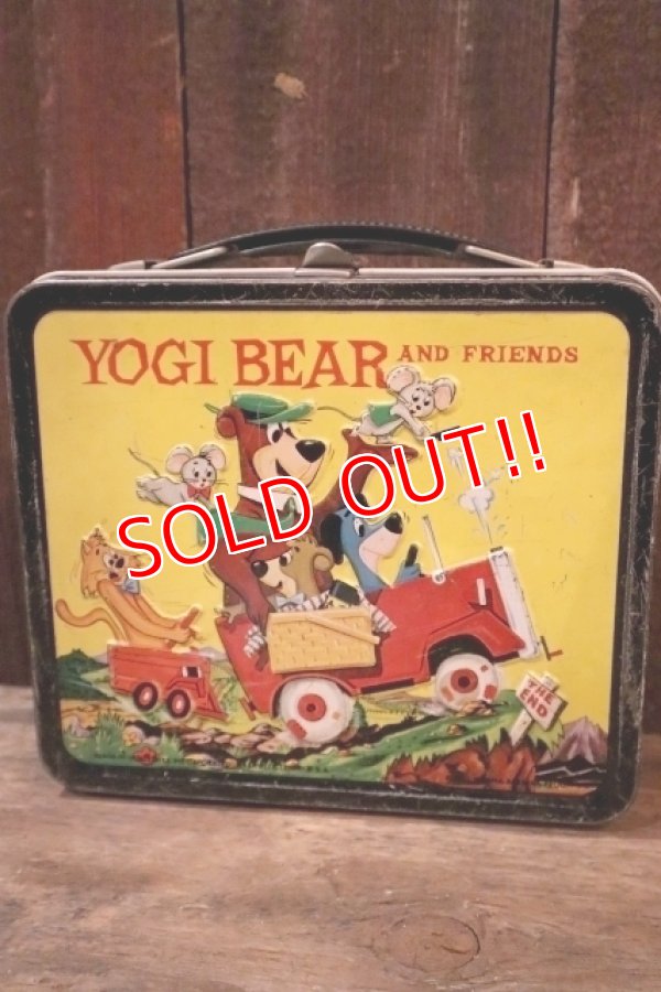 画像1: ct-250404-35 YOGI BEAT AND FRIENDS 1963 ALADDIN Metal Lunch Box