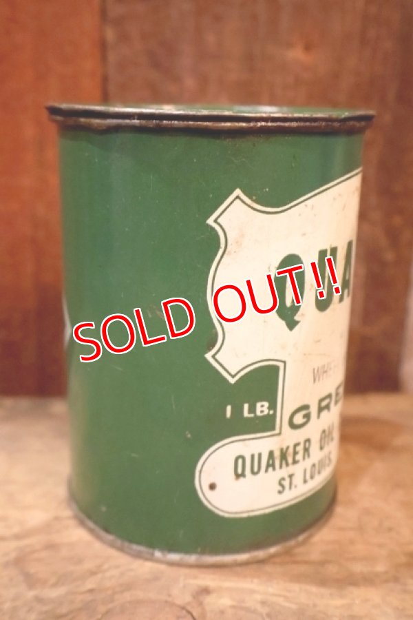 画像5: dp-250618-28 QUAKER OIL COMPANY WHEEL BEARING GREASE CAN