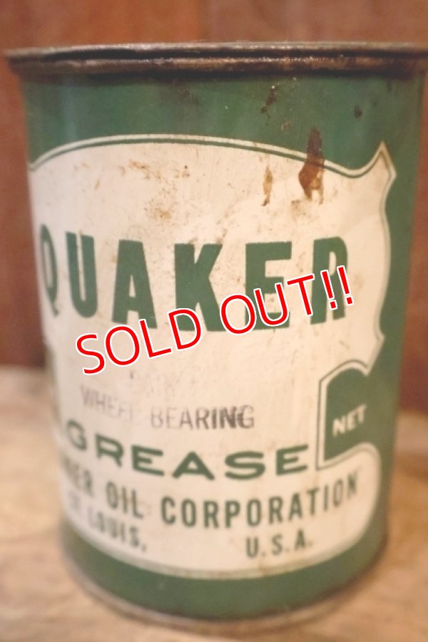 画像2: dp-250618-28 QUAKER OIL COMPANY WHEEL BEARING GREASE CAN