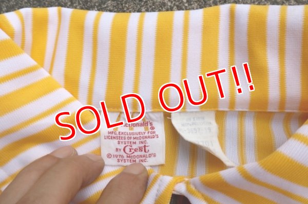 画像5: dp-250205-47 McDonald's 1970's Crew Uniform XL