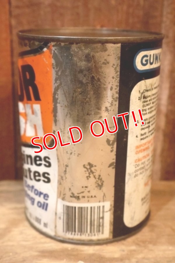 画像4: dp-250618-28 GUNK / MOTOR FLUSH One U.S. Quart Can