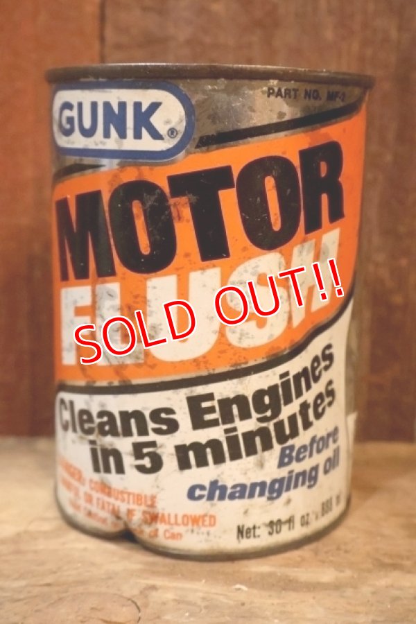 画像1: dp-250618-28 GUNK / MOTOR FLUSH One U.S. Quart Can