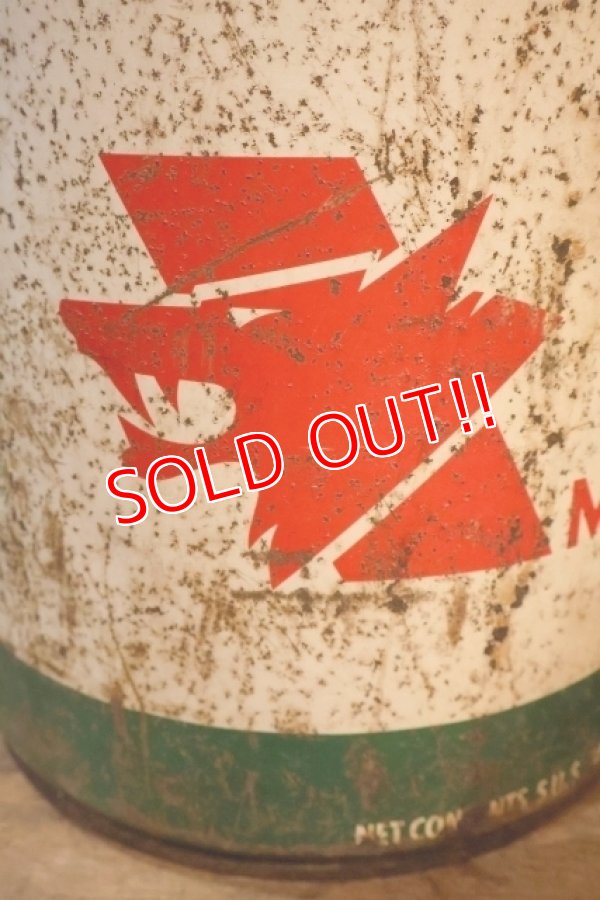 画像2: dp-250618-72 WOLF'S HEAD 1970's 5 U.S. GALLONS MOTOR OIL CAN