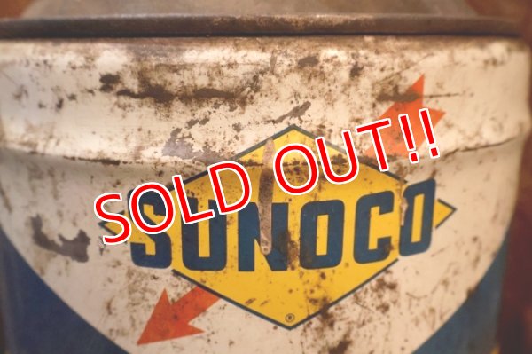 画像2: dp-250618-62 SUNOCO MERCURY 1960's 5 U.S. GALLONS MOTOR OIL CAN
