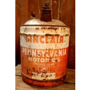 画像: dp-250618-52 SINCLAIR 1950's 5 U.S. GALLONS MOTOR OIL CAN