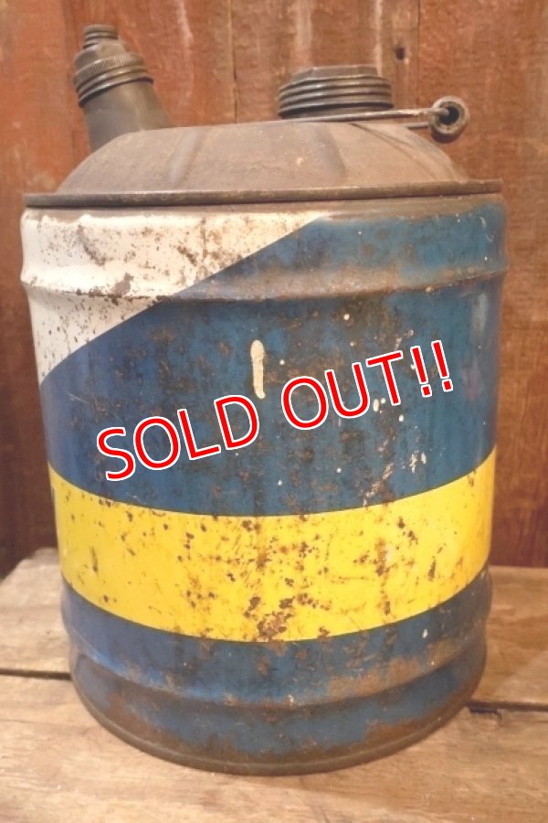 画像5: dp-250618-62 SUNOCO MERCURY 1960's 5 U.S. GALLONS MOTOR OIL CAN