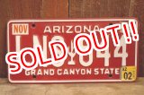画像: dp-250722-06 License Plate ARIZONA "LNS 644"