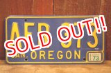 画像: dp-250722-07 License Plate OREGON "AER 373"
