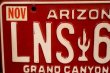 画像2: dp-250722-06 License Plate ARIZONA "LNS 644"