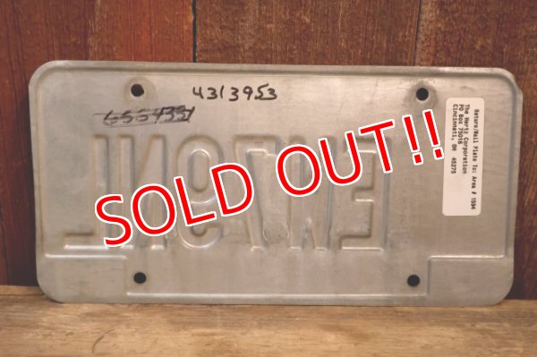画像5: dp-250320-21 License Plate OHIO BICENTENNIAL "EW79NL"