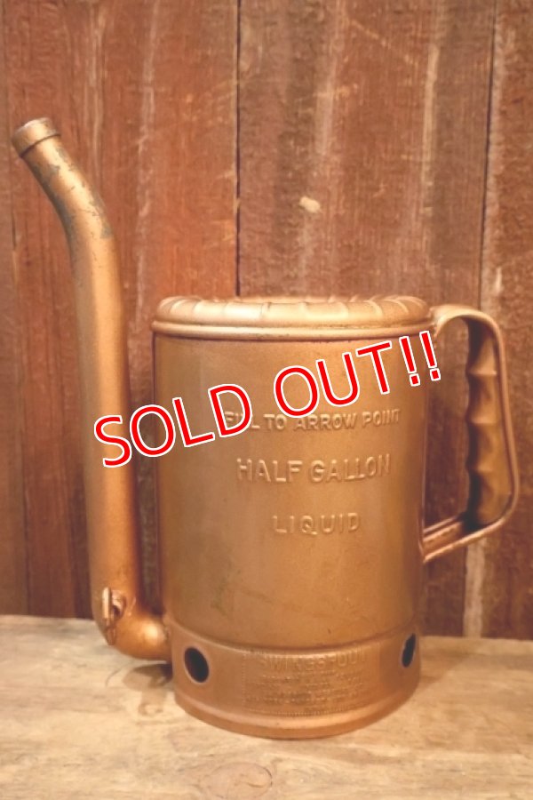 画像1: dp-250701-01 SWING SPOUT 1940's HALF GALLON OILER