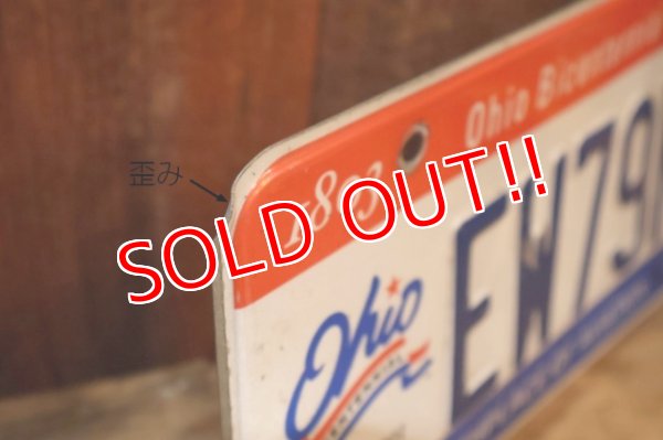 画像4: dp-250320-21 License Plate OHIO BICENTENNIAL "EW79NL"