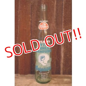 画像: ck-043 Miami Dolphins / WORLD CHAMPION 1972 Dr Pepper Bottle