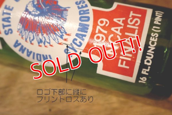 画像2: dp-240814-05 7 Up / INDIANA STATE UNIVERSITY SYCAMORES 1979 NCAA FINALIST BOTTLE