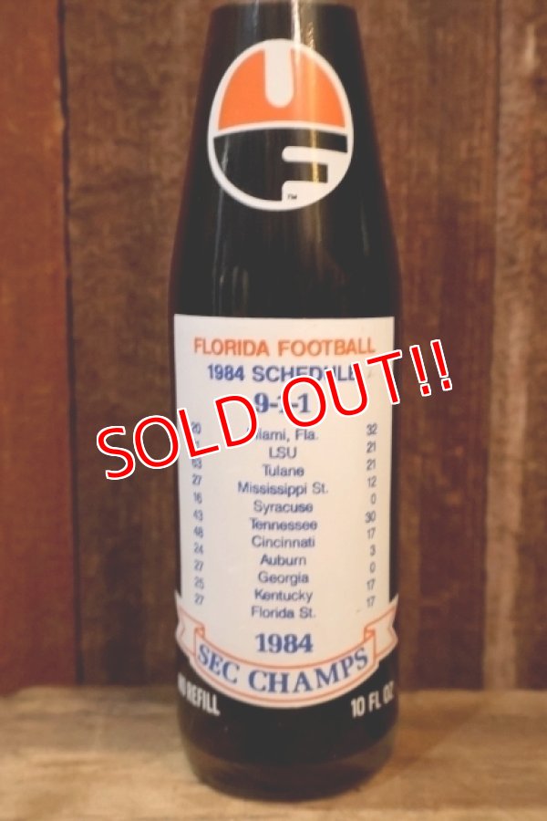 画像4: ck-042 University of Florida / "GATORS" 1984 SEC CHAMPION Coca-Cola BOTTLE