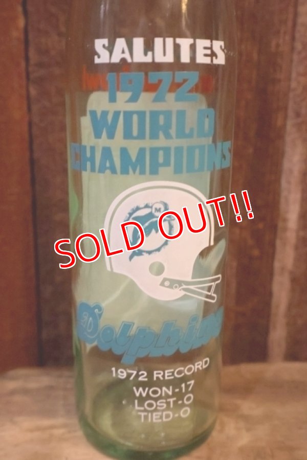 画像2: ck-043 Miami Dolphins / WORLD CHAMPION 1972 Dr Pepper Bottle