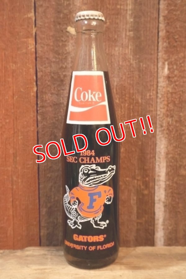 画像1: ck-042 University of Florida / "GATORS" 1984 SEC CHAMPION Coca-Cola BOTTLE