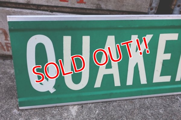 画像2: dp-250722-10 QUAKER STREET 1600 Road Sign
