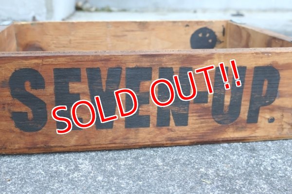 画像5: dp-250722-04 SEVEN UP 7 Up 1970's WOOD BOX