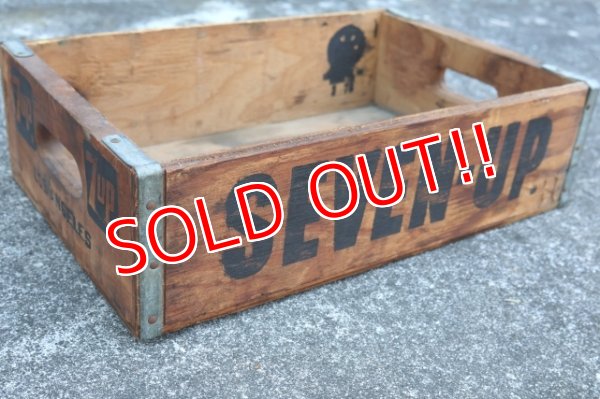 画像4: dp-250722-04 SEVEN UP 7 Up 1970's WOOD BOX