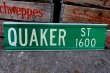 画像1: dp-250722-10 QUAKER STREET 1600 Road Sign