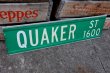 画像4: dp-250722-10 QUAKER STREET 1600 Road Sign