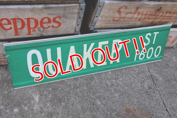 画像4: dp-250722-10 QUAKER STREET 1600 Road Sign