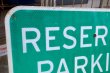 画像2: dp-250701-17 RESERVED PARKING ONLY Enamel Road Sign
