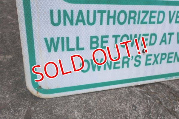 画像6: dp-250701-17 RESERVED PARKING ONLY Enamel Road Sign