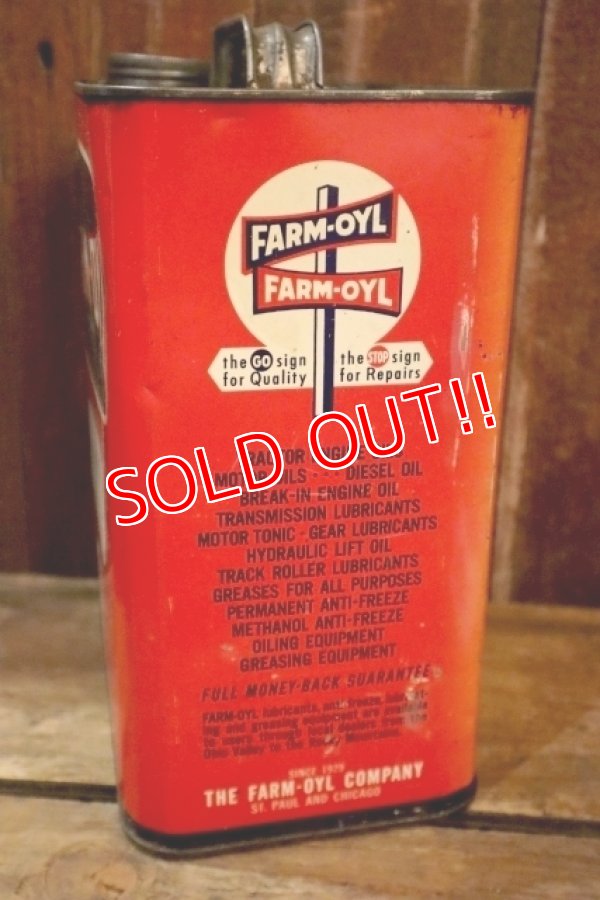 画像7: dp-250618-28 THE FARM-OYL COMPANY 2 U.S.GALLONS MOTOR OIL CAN