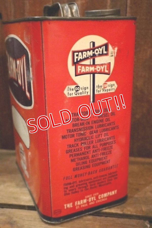 画像6: dp-250618-28 THE FARM-OYL COMPANY 2 U.S.GALLONS MOTOR OIL CAN