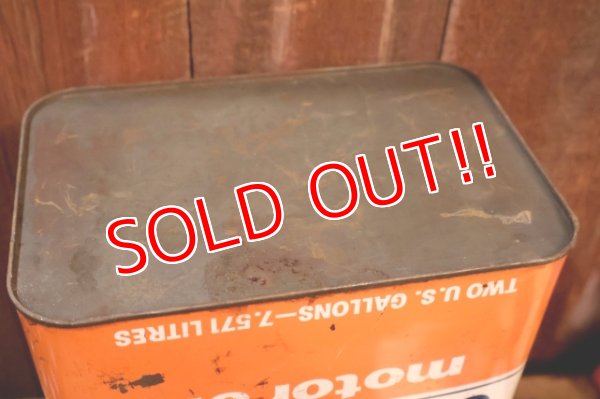 画像9: dp-250618-28 GULF OIL CORPORATION 2 U.S.GALLONS SAPHIRE MOTOR OIL CAN