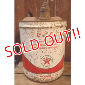 画像: dp-250618-71 TEXACO 1960's 5 U.S. GALLONS OIL CAN