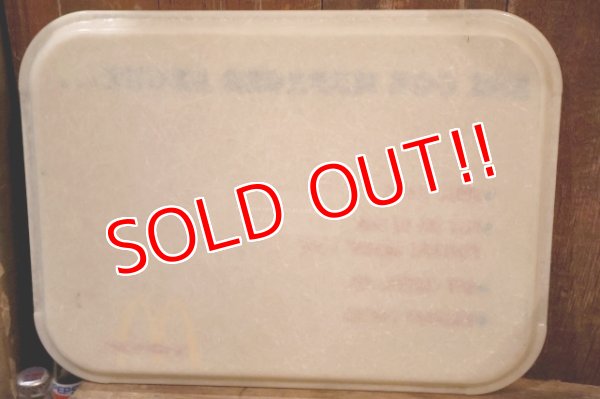 画像6: ct-250802-38 McDonald's 1970's Fiberglass Serving Tray