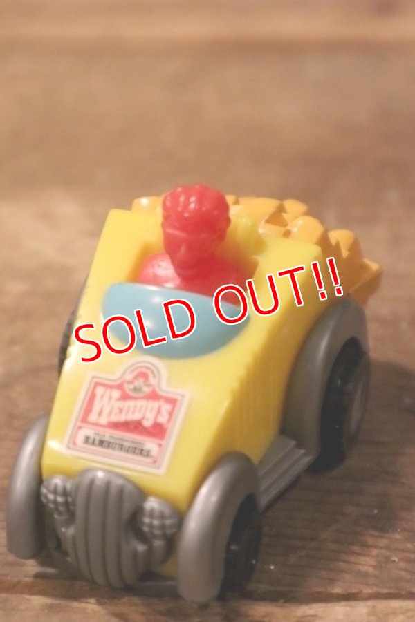 画像4: ct-241027-07 WENDY'S 1997 On Wheels "French Fry" Pull Back Car