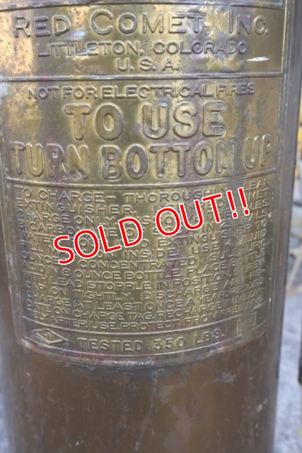 画像3: dp-250701-06 RED COMET 1960's〜 FIRE EXTINGUISHER