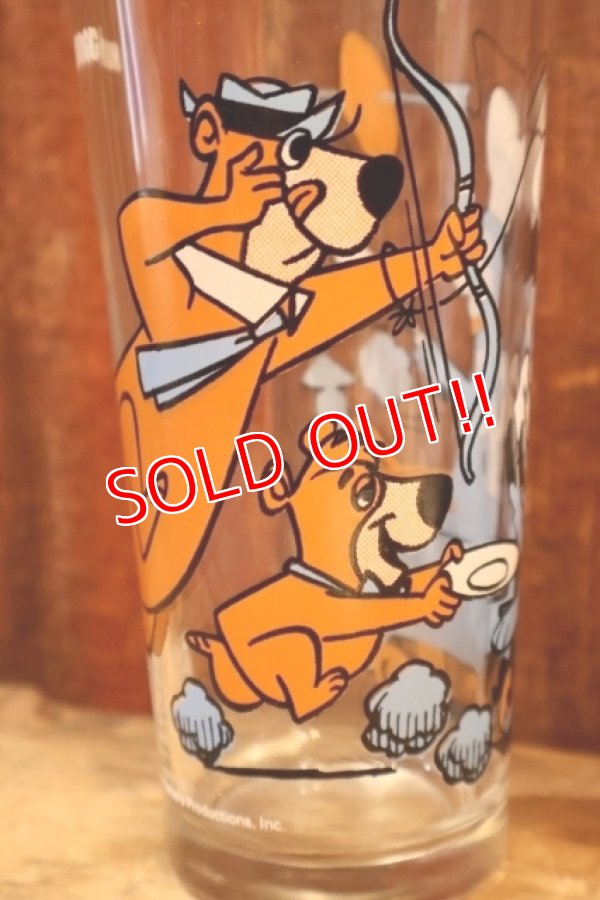 画像2: gs-250802-04 Huck & Yogi / PEPSI 1977 Collector Series Glass