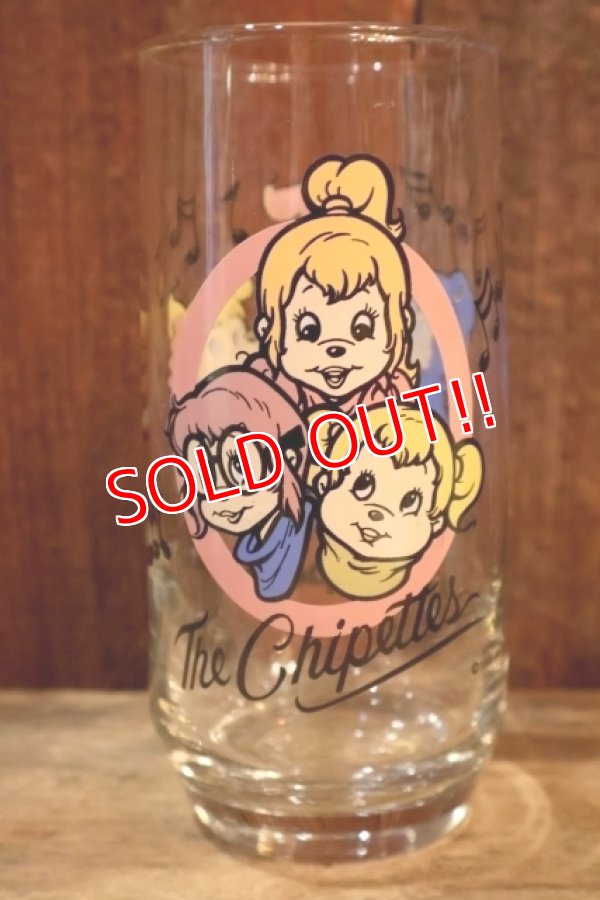 画像1: gs-250803-05 Alvin and the Chipmunks / The Chipettes 1980's Glass