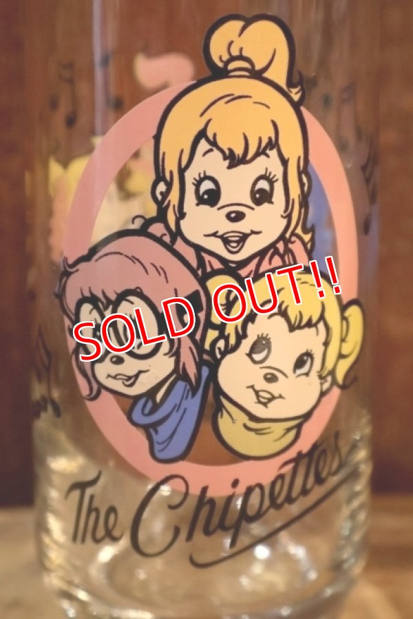画像2: gs-250803-05 Alvin and the Chipmunks / The Chipettes 1980's Glass