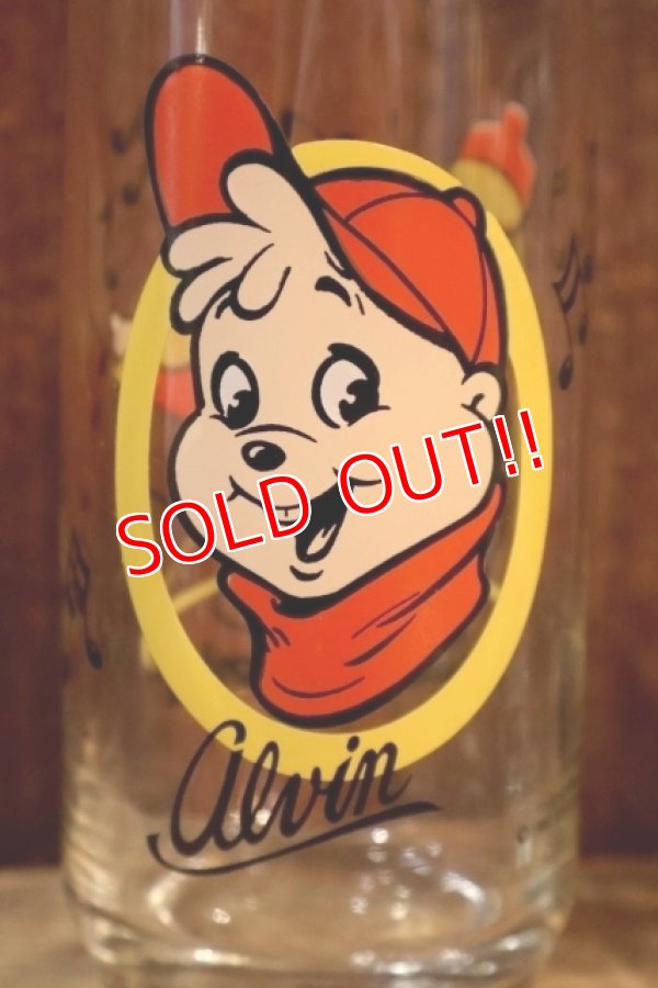 画像2: gs-250803-02 Alvin and the Chipmunks / Alvin 1980's Glass