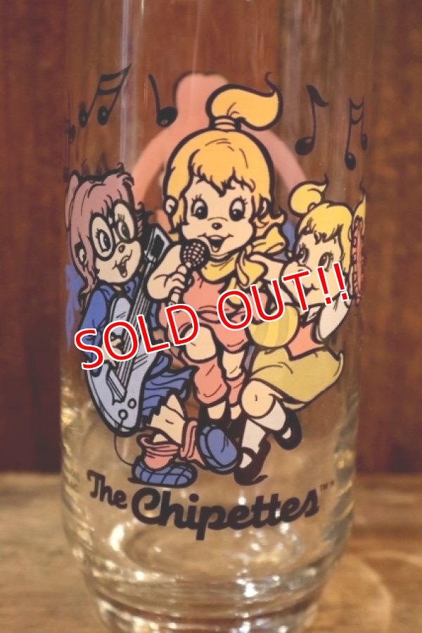 画像3: gs-250803-05 Alvin and the Chipmunks / The Chipettes 1980's Glass