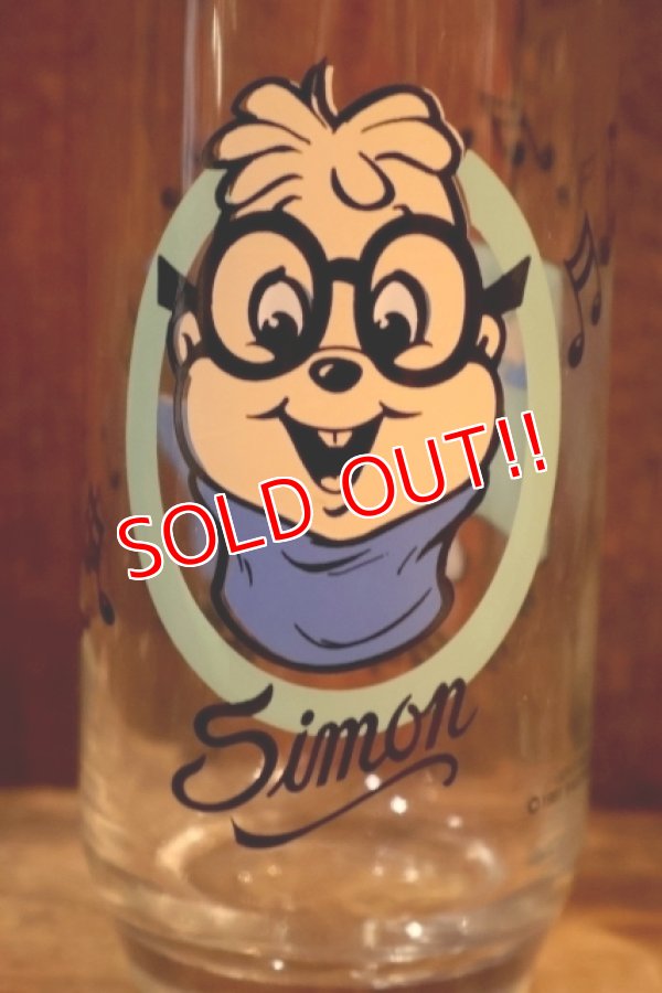 画像2: gs-250803-03 Alvin and the Chipmunks / Simon 1980's Glass